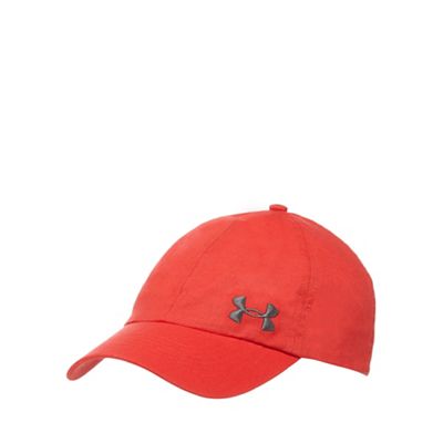 Red solid logo hat